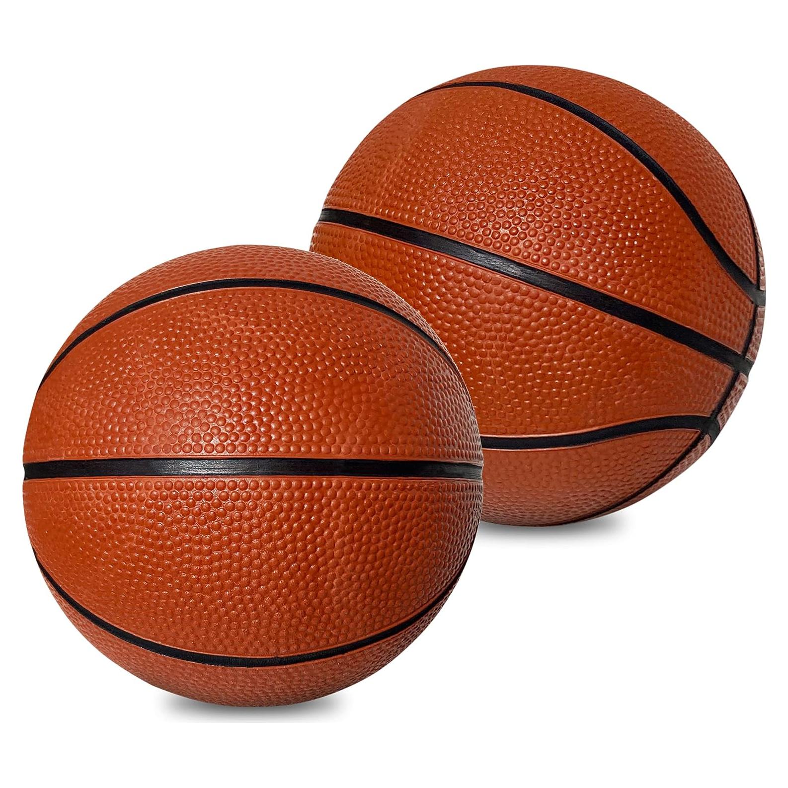 Balones de Baloncesto Mini Botabee 5" Goma Paquete de 2