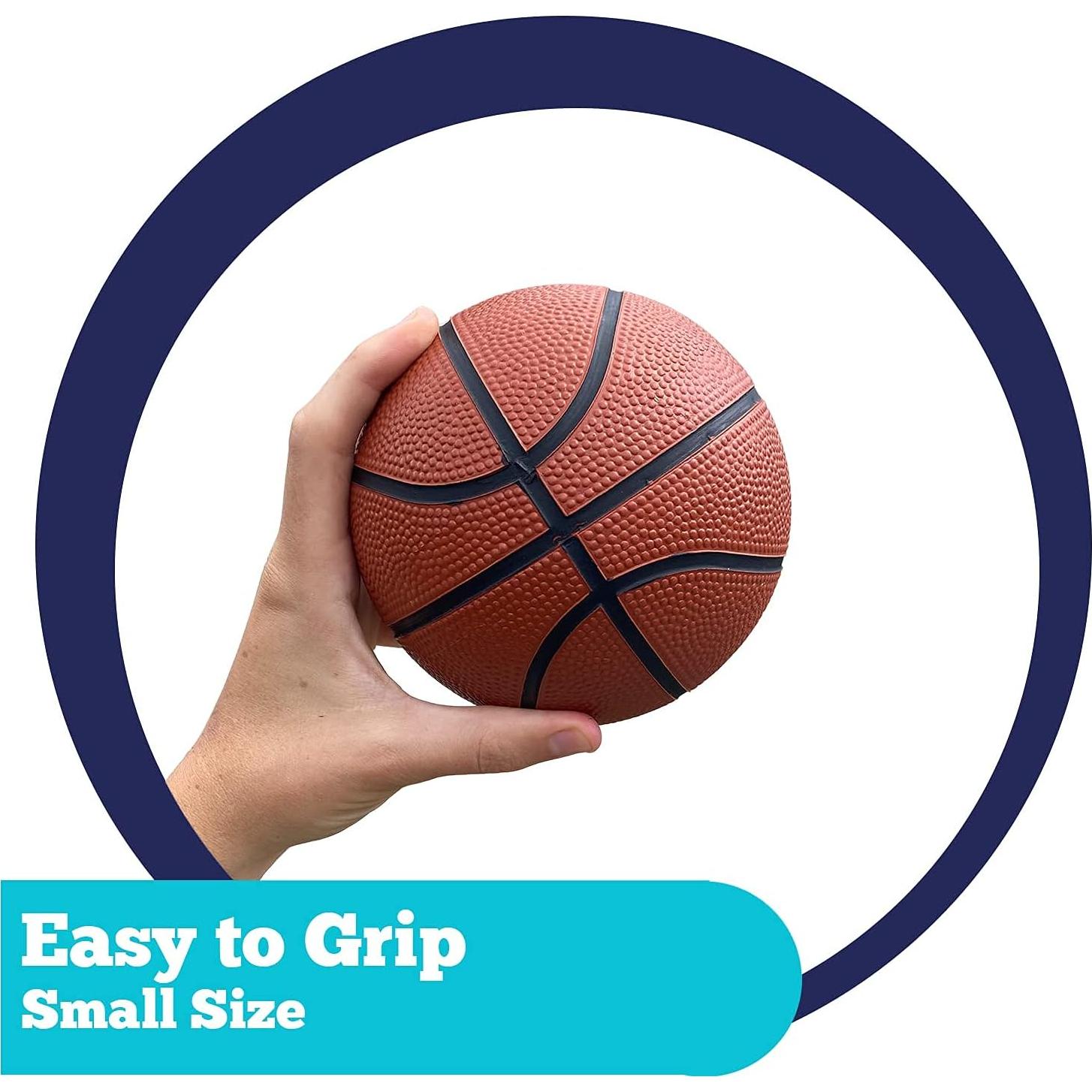 Balones de Baloncesto Mini Botabee 5" Goma Paquete de 2