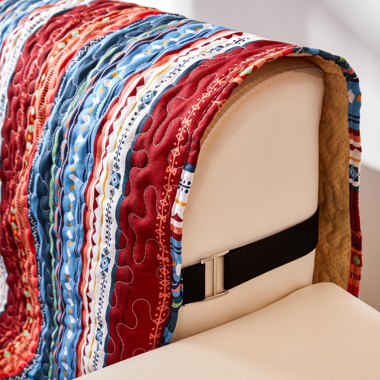 Funda de Sofá Loveseat EVENHUG Boho Lavable Antideslizante