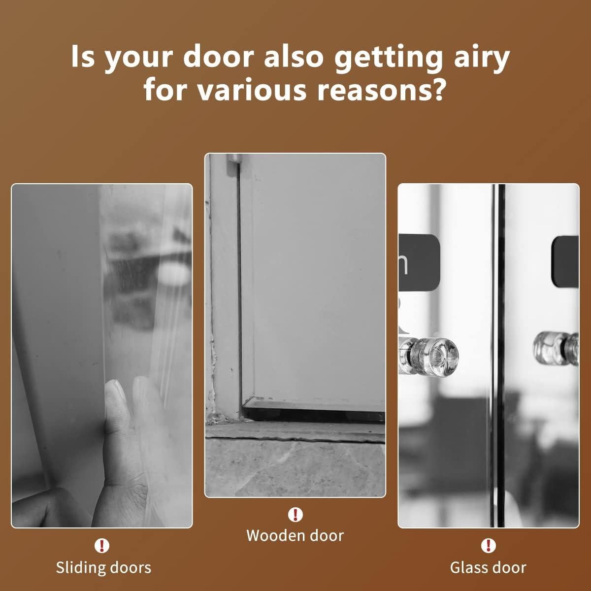 Sello de Burlete YYGCL 2.48m Negro para Puertas y Ventanas