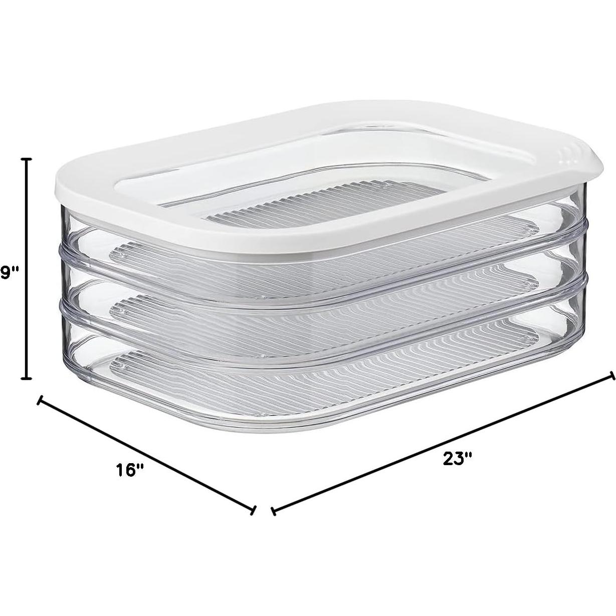 Set de 3 Cajas de Almacenamiento Mepal Modula 1650ml