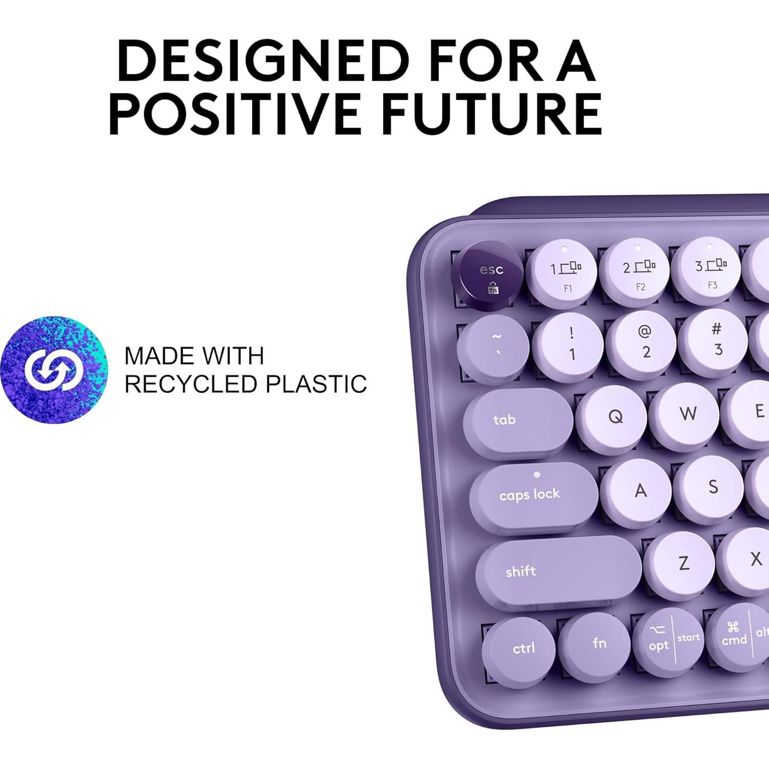 Teclado Mecánico Inalámbrico Logitech POP Keys Cosmos