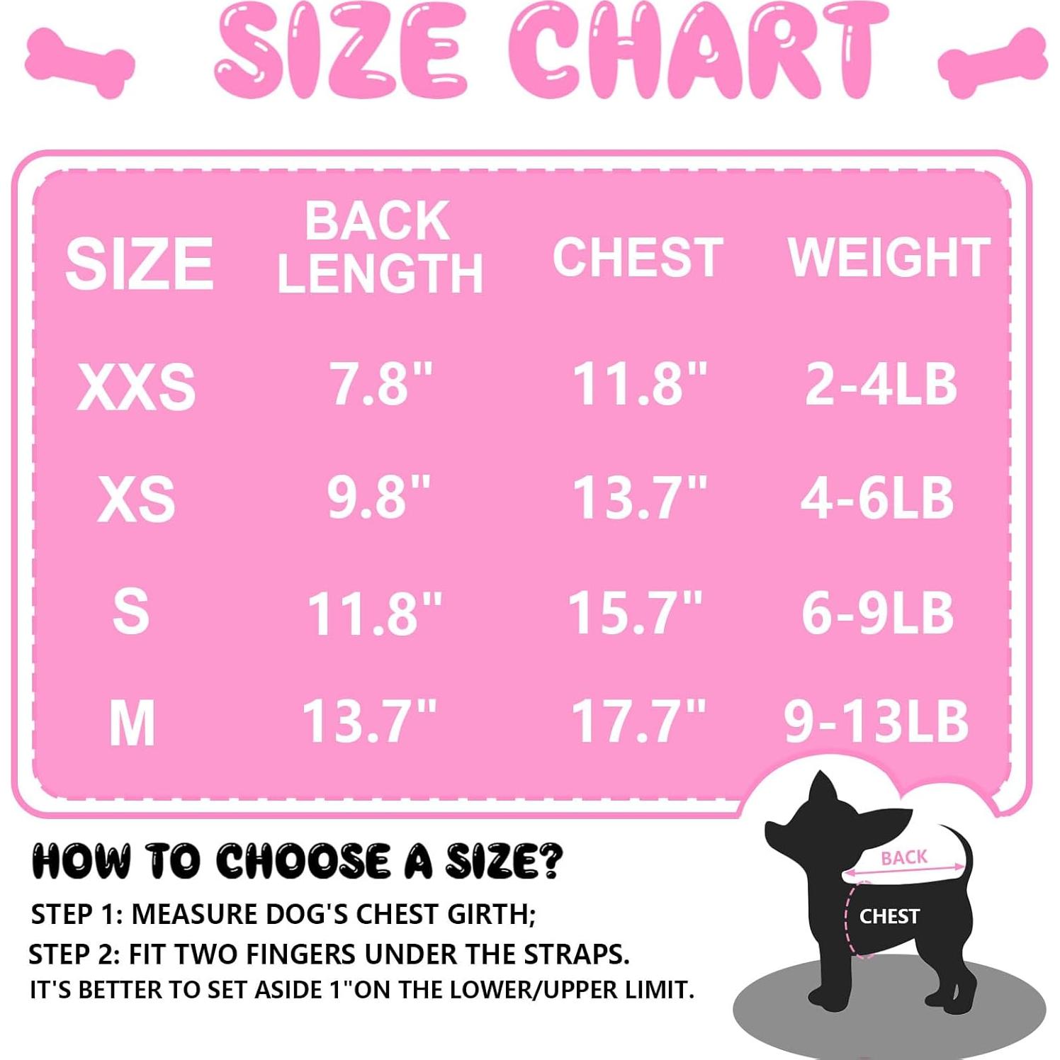 Camiseta para Perros Pequeños Rosa Algodón Transpirable