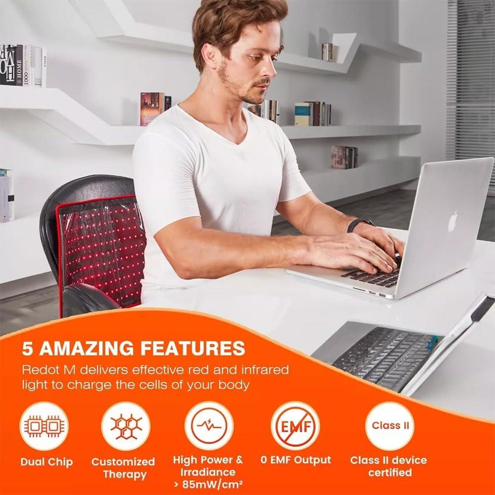 Cinturón Terapia Luz Roja Bestqool 660nm 850nm 43W