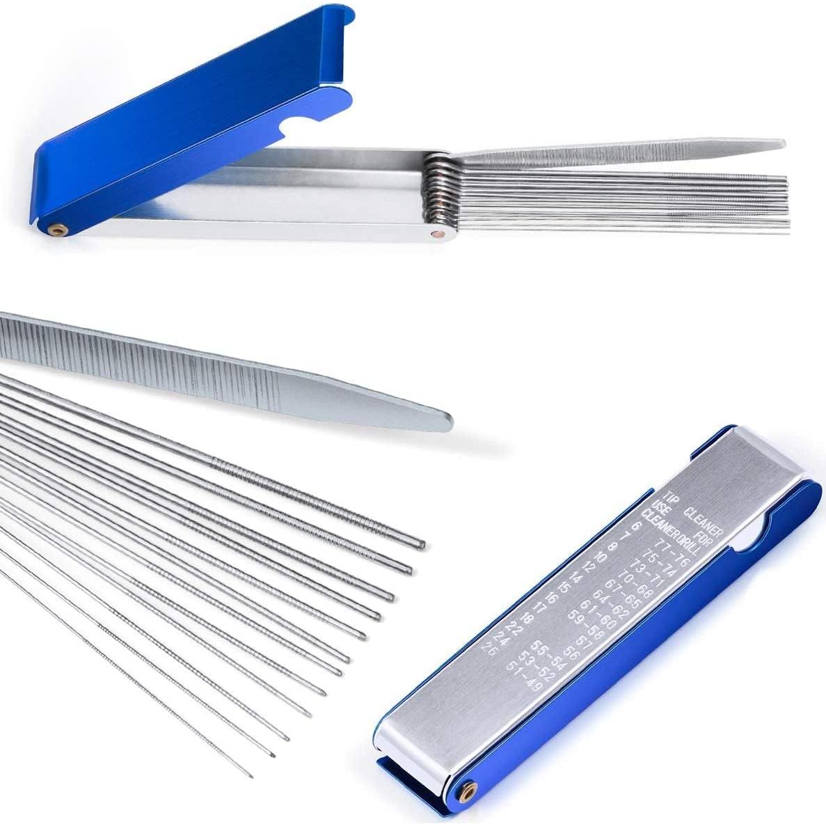 Kit de limpieza carburador 30 piezas Petutu - 20 agujas + 10 cepillos