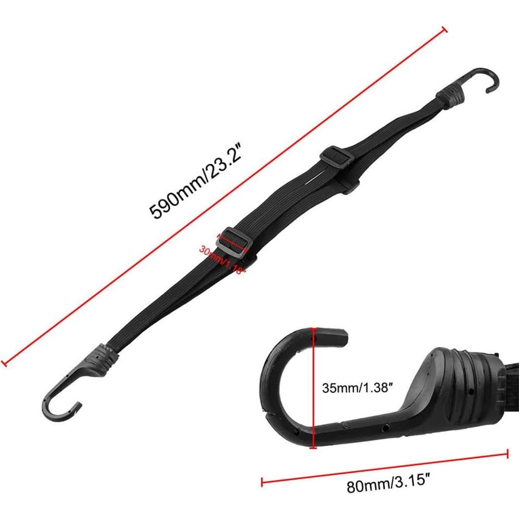 Correa de Casco Motocicleta Teursa 2 Pcs Ajustable 60-110 cm