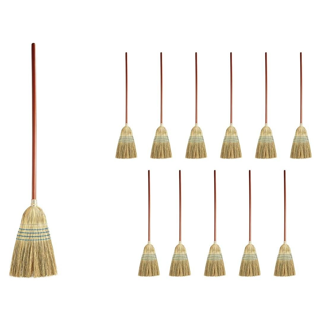 Escoba de Maíz Rubbermaid Commercial Azul 12 Unidades 147 cm