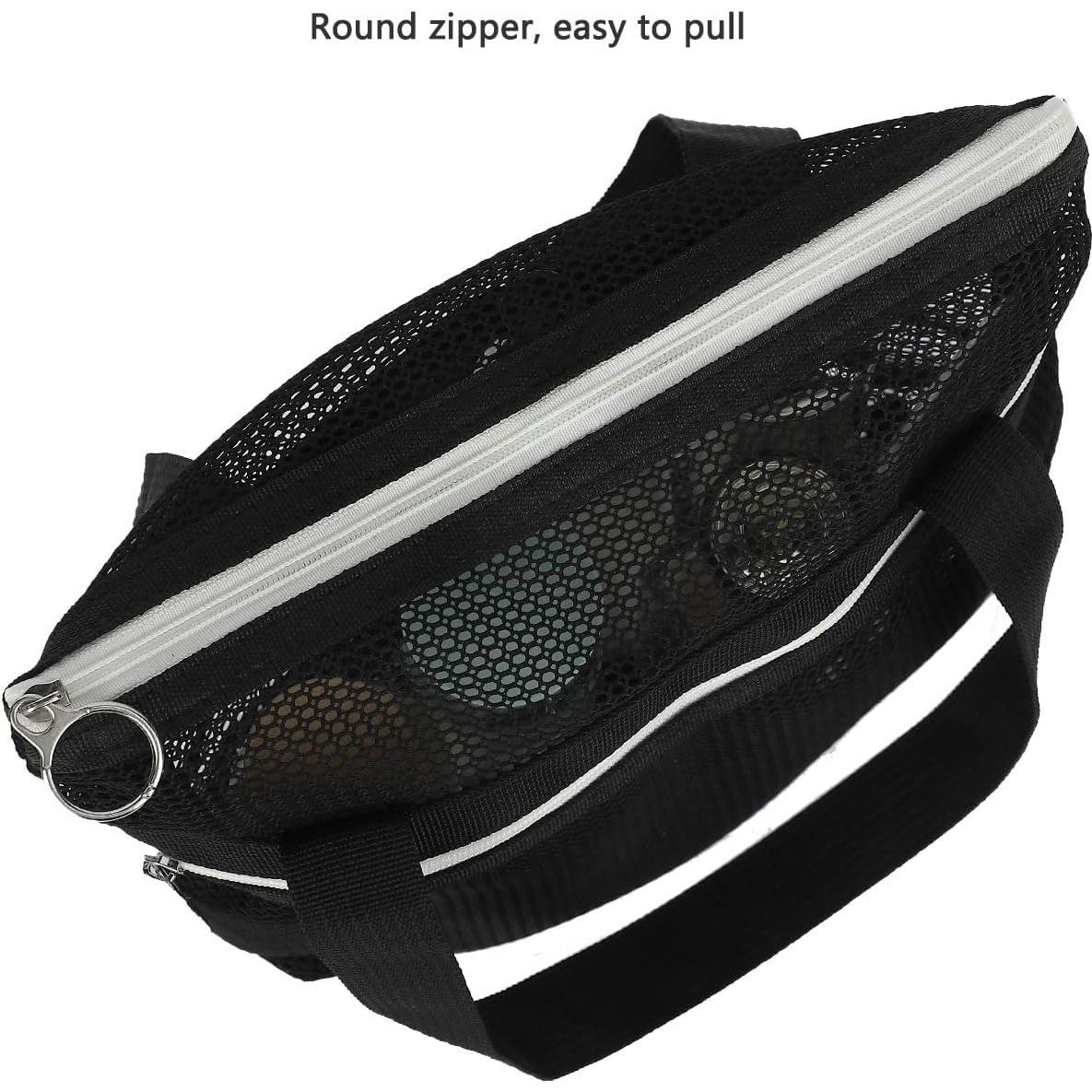 Caddy de Ducha Portátil GYEUKHAM Negro - Secado Rápido 30.5cm