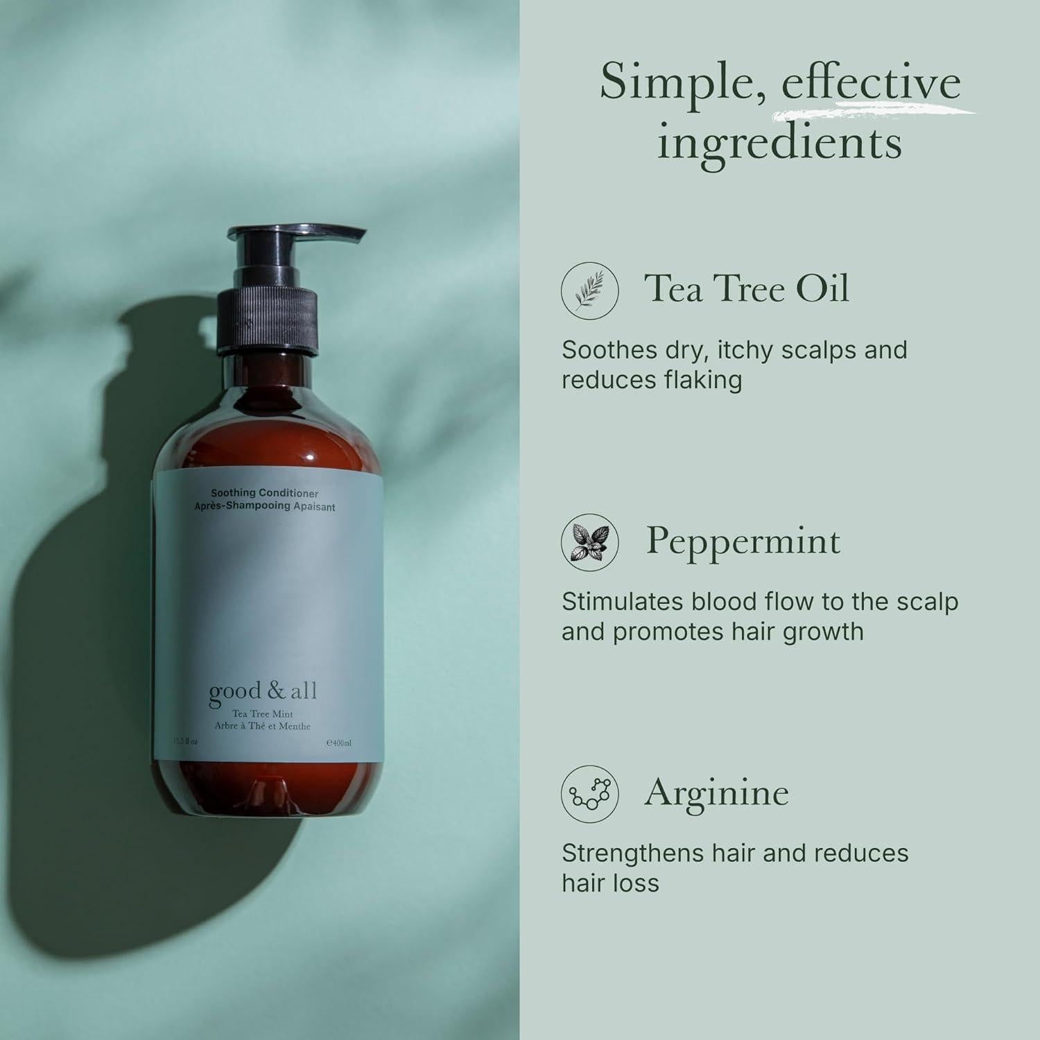 Acondicionador Good&All Árbol de Té 400 ml - Antipicazón