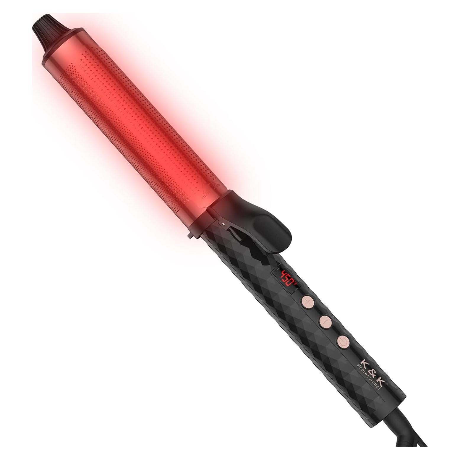 Plancha de Cabello Profesional K&K 1.5" Infrarrojos Cerámica