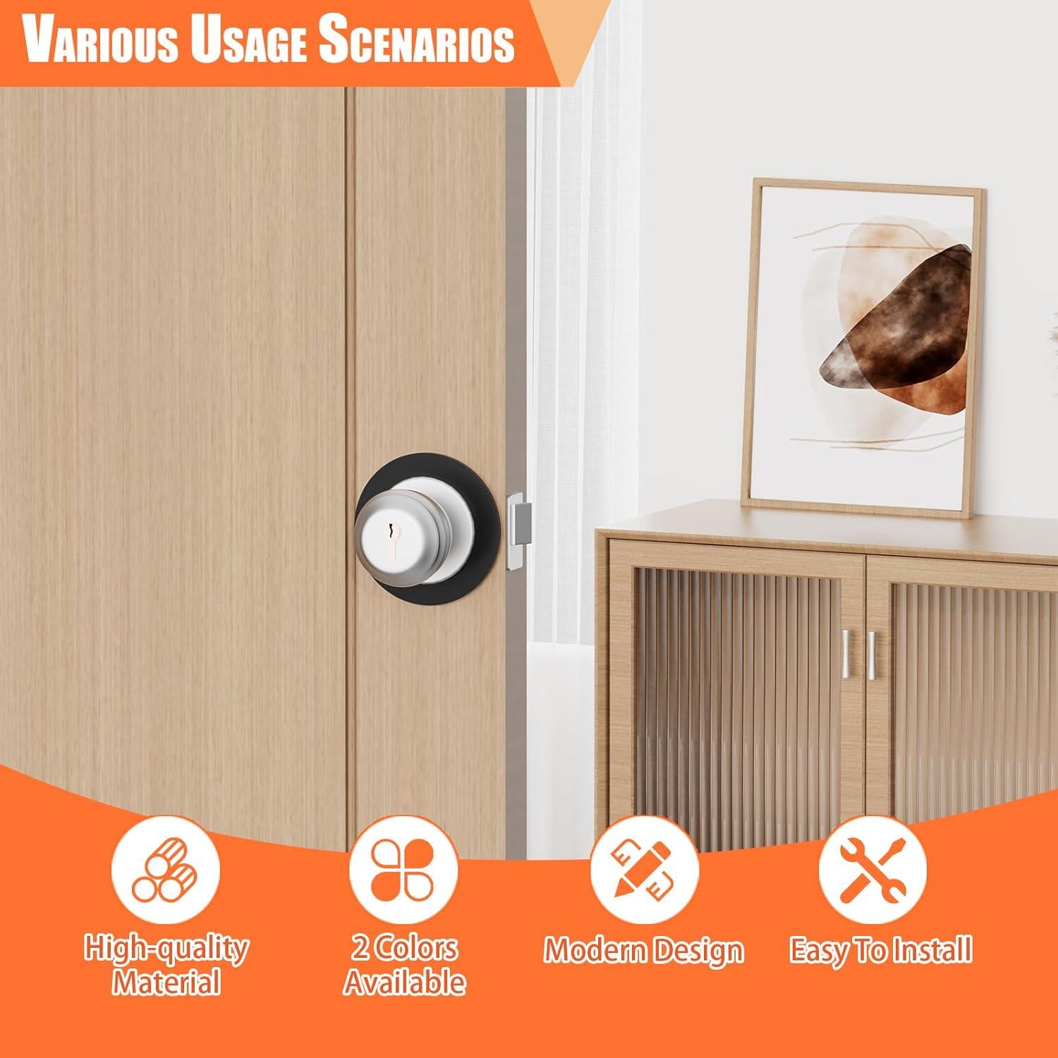 Placa de refuerzo para pomo de puerta KOVOSCH 2 Pack Redonda