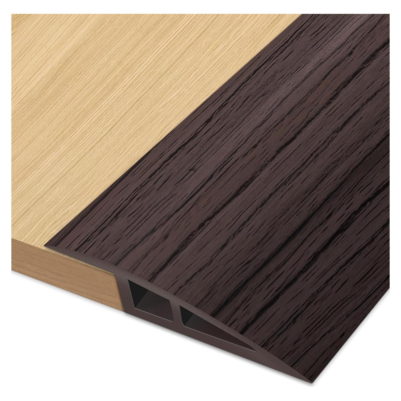 Umbral de transición de vinilo EaseThrift 91.44 cm Nuez negra