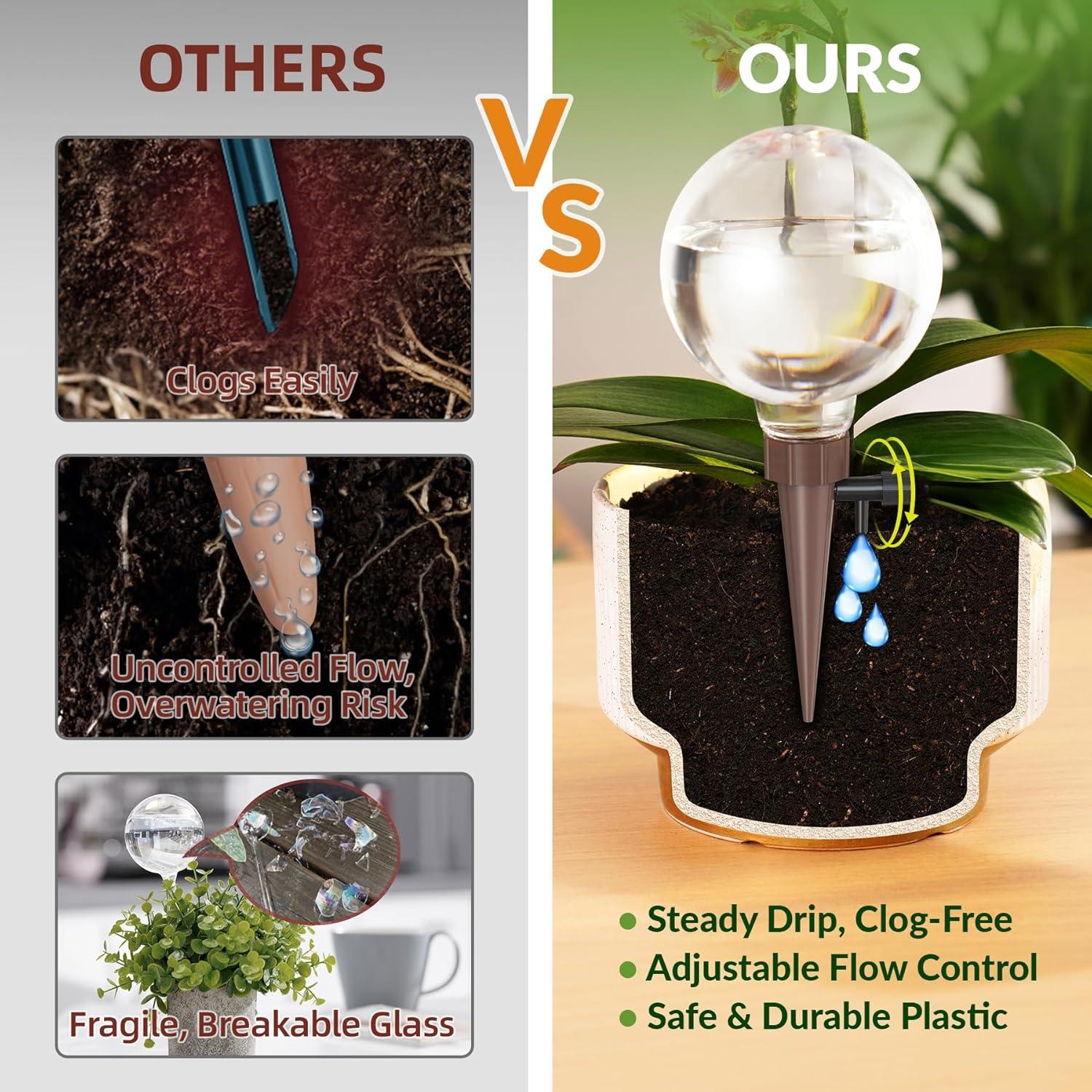 Esferas de Autorriego Attom Tech 2 Piezas para Plantas