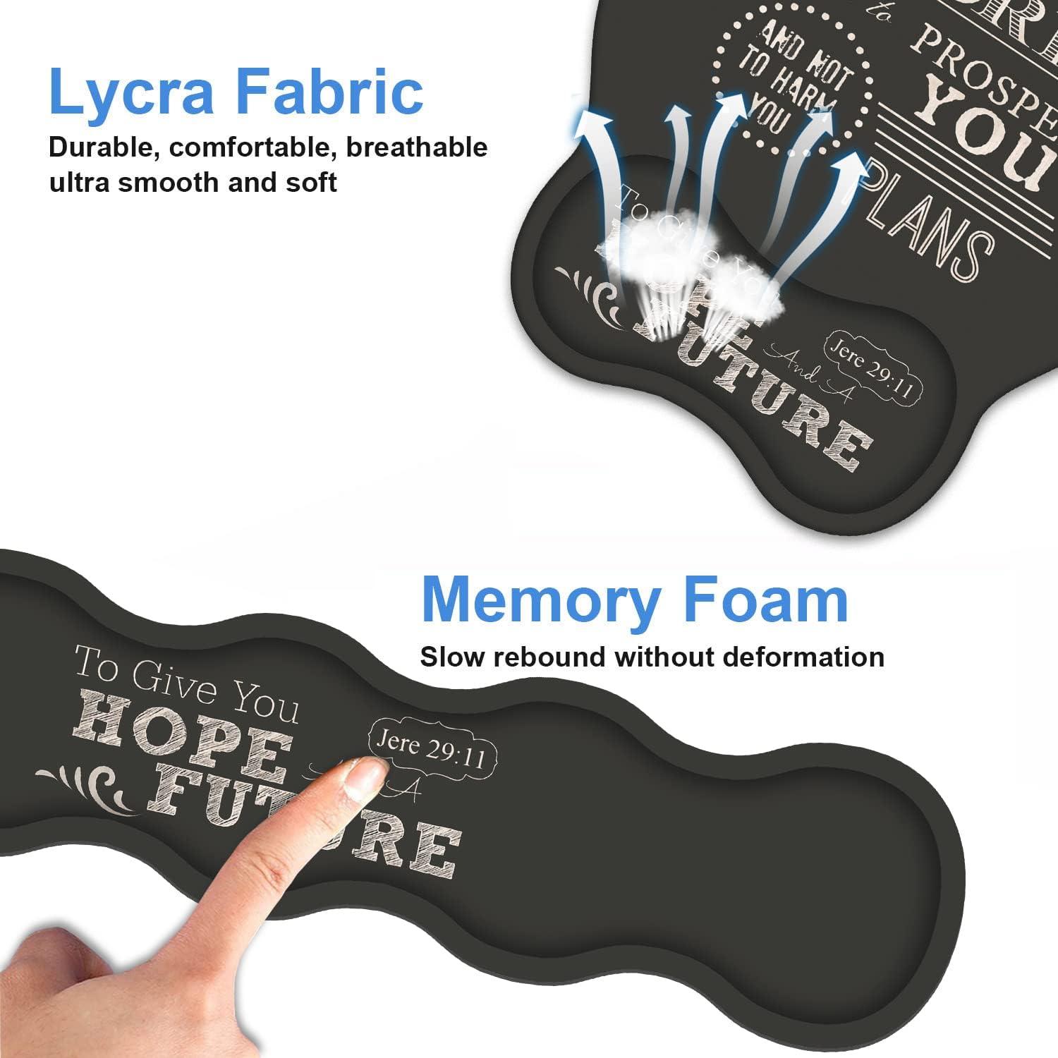 Reposamuñecas ergonómico ZXHSBROK con almohadilla de gel