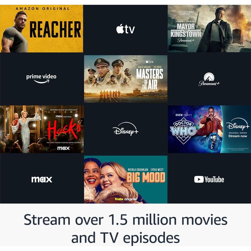 Amazon Fire TV Stick 4K (newest model) with AI-powered Fire TV Search, Wi-Fi 6, stream over 1.8 million movies and shows, free & live TV