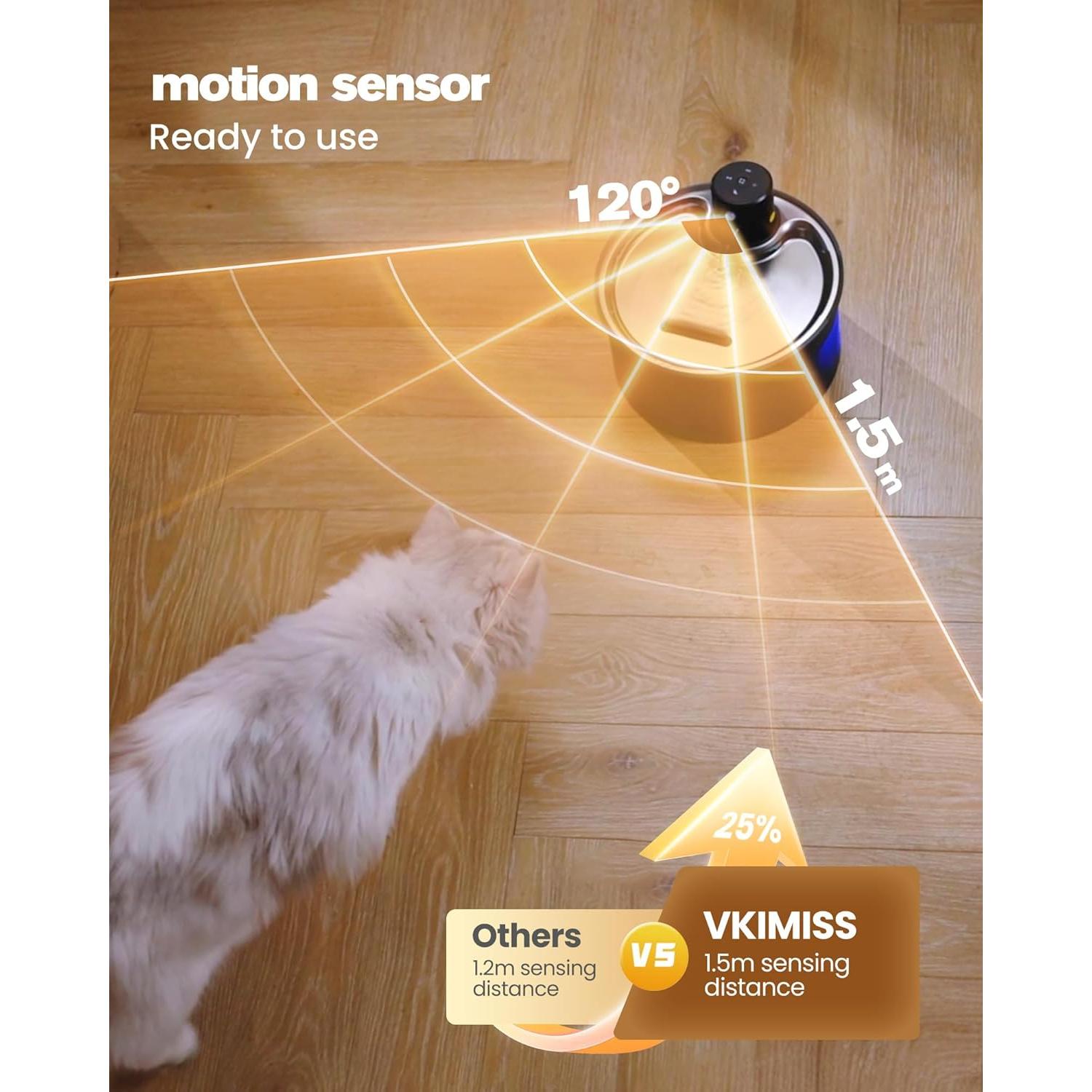 Fuente de Agua Inalámbrica VKIMISS 3.2L para Gatos