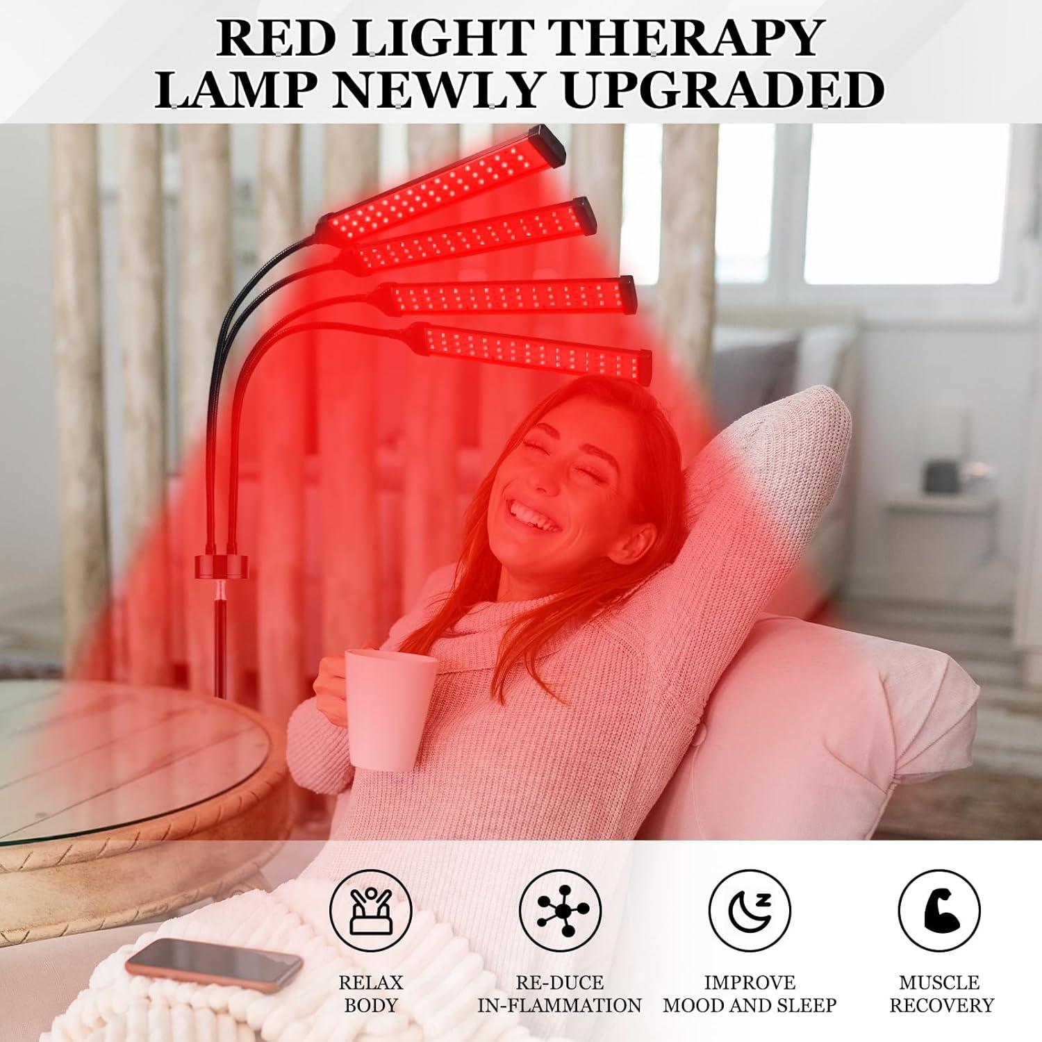 Lámpara de Terapia de Luz Roja Shyineyou 660nm 850nm Ajustable