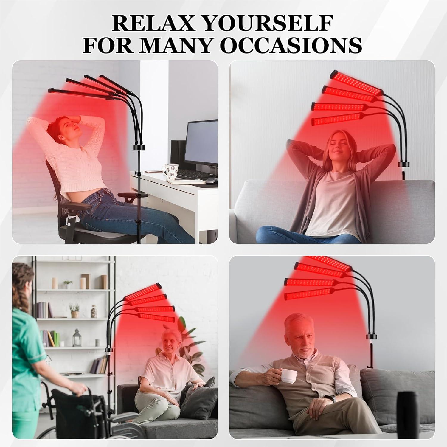 Lámpara de Terapia de Luz Roja Shyineyou 660nm 850nm Ajustable