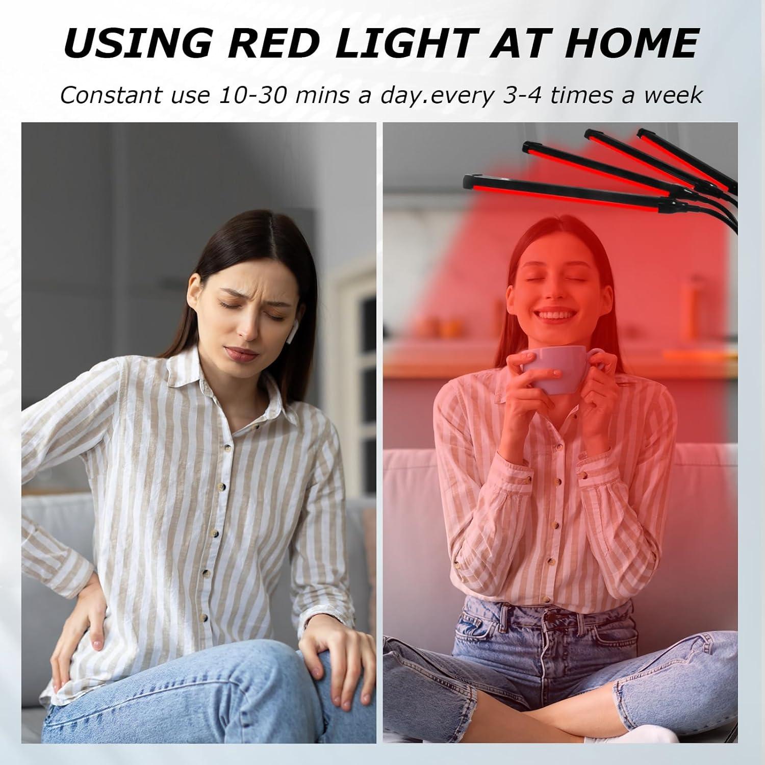 Lámpara de Terapia de Luz Roja Shyineyou 660nm 850nm Ajustable