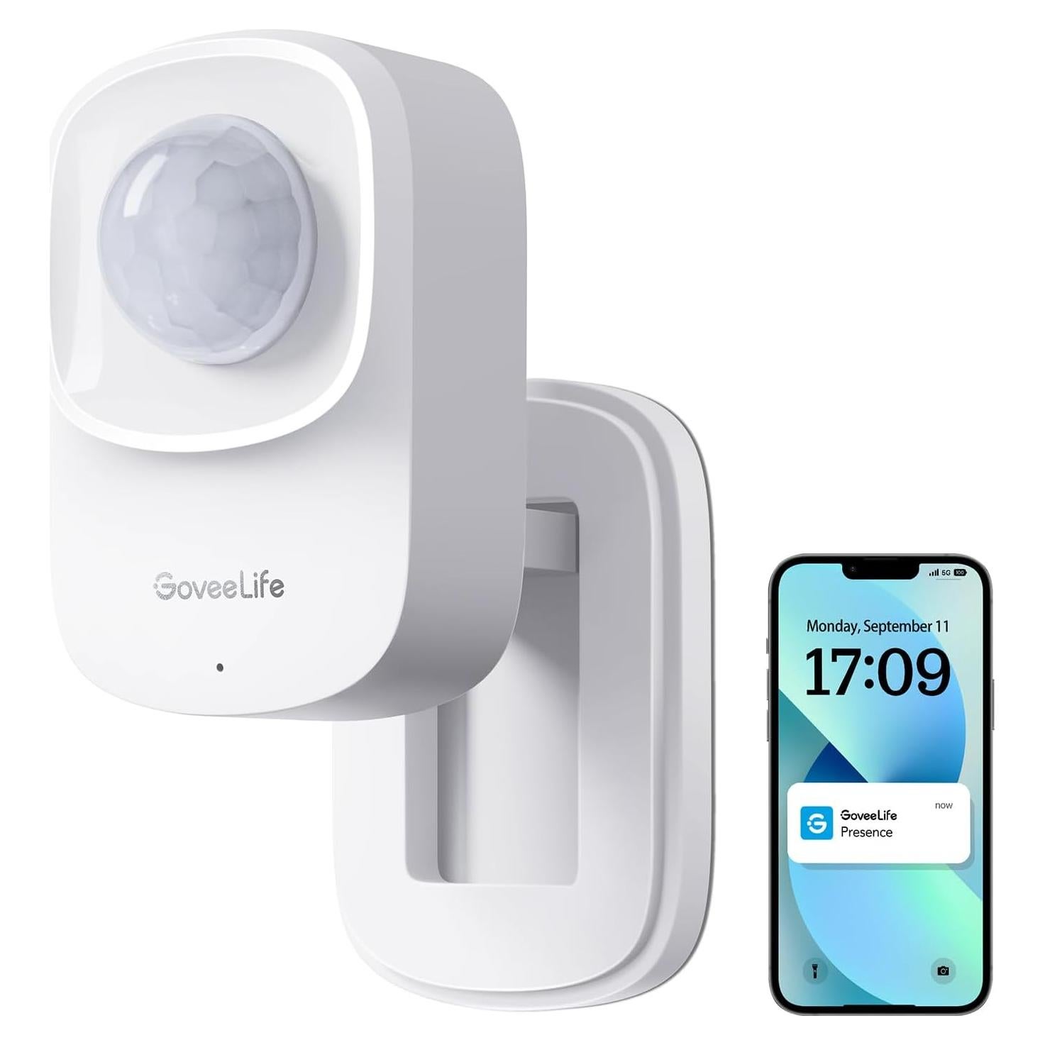 Sensor de Presencia GoveeLife H5127 Wi-Fi 2.4GHz Radar PIR