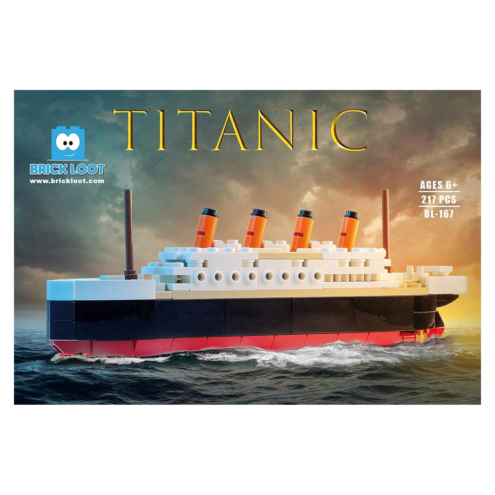 Juego de Bloques de Construcción Titanic Brick Loot - 217 Piezas