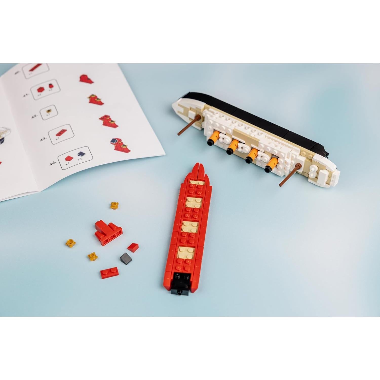 Juego de Bloques de Construcción Titanic Brick Loot - 217 Piezas