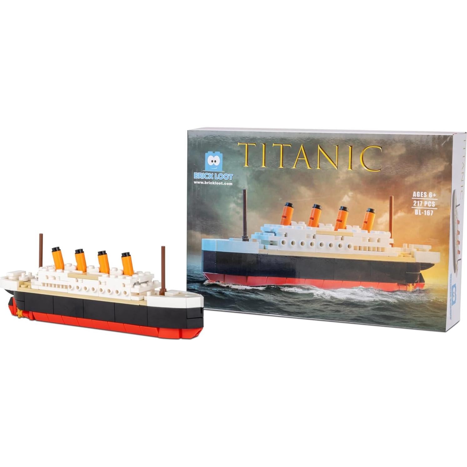 Juego de Bloques de Construcción Titanic Brick Loot - 217 Piezas