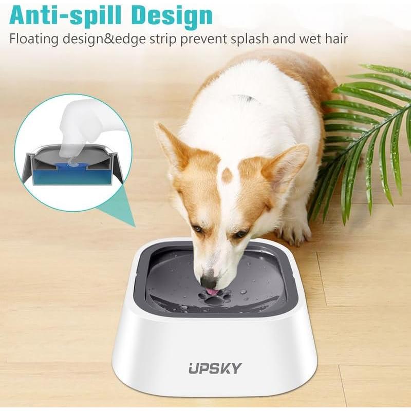 Cuenco para Perros UPSKY 1.05L Antideslizante Sin Derrames