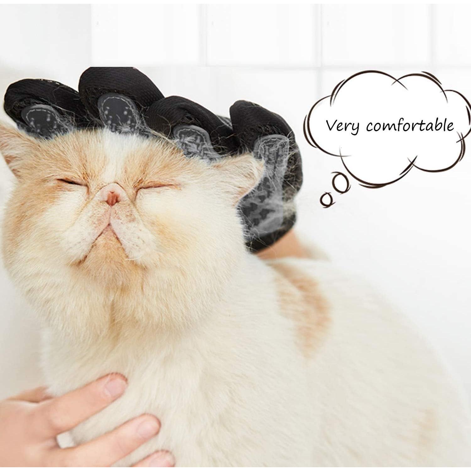 Guantes de Aseo para Mascotas STARROAD-TIM - 2 Piezas Negros