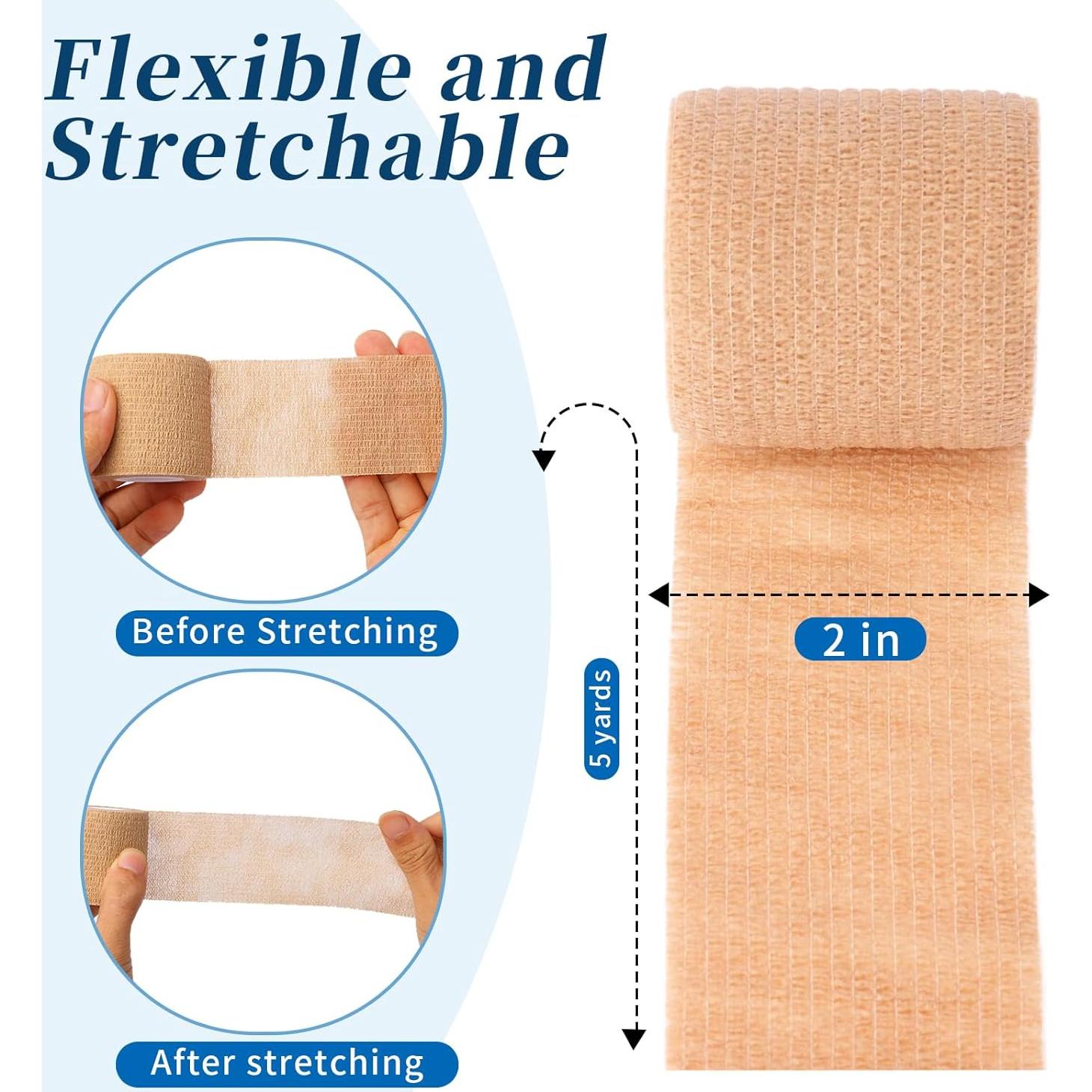 Venda Adhesiva Autoadhesiva Frontline 24 Rollos 5m Beige