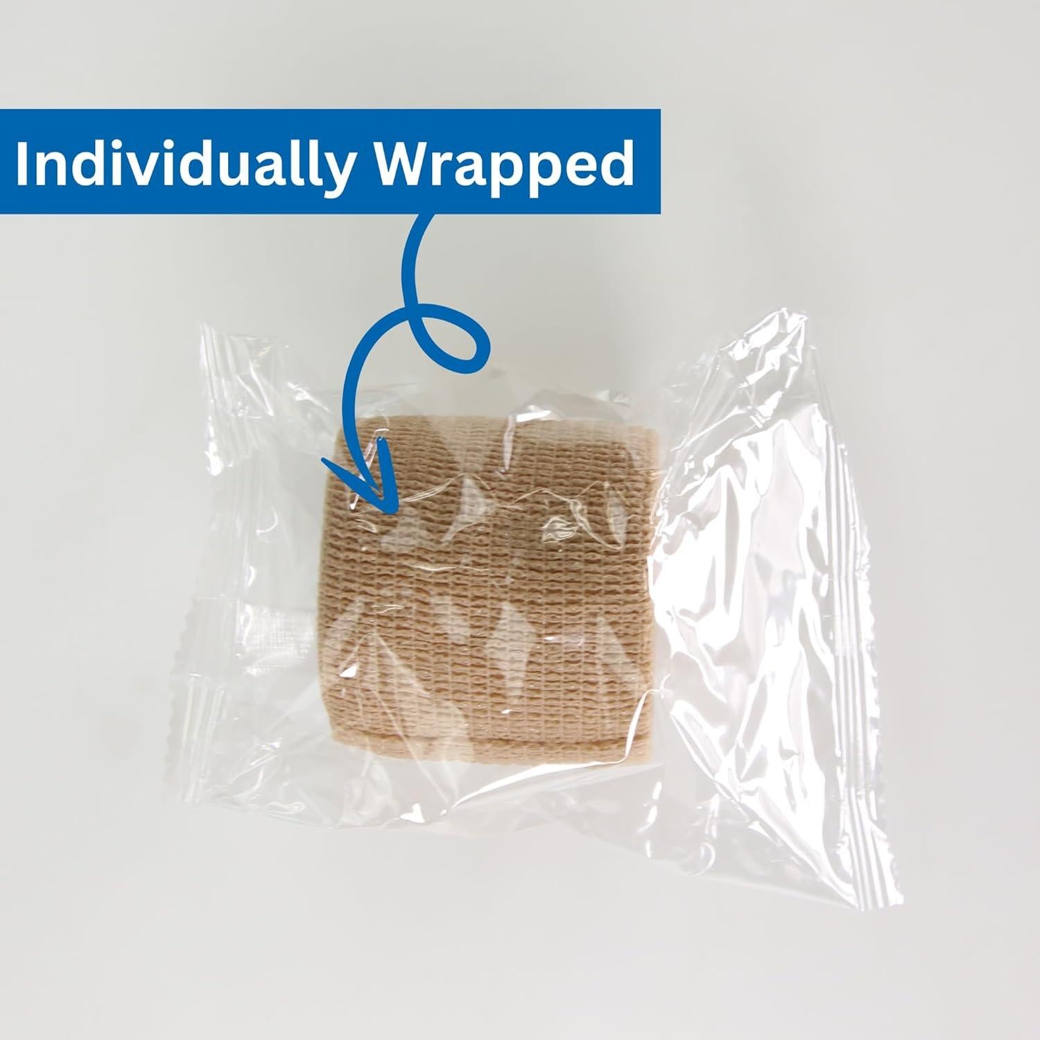 Venda Adhesiva Autoadhesiva Frontline 24 Rollos 5m Beige