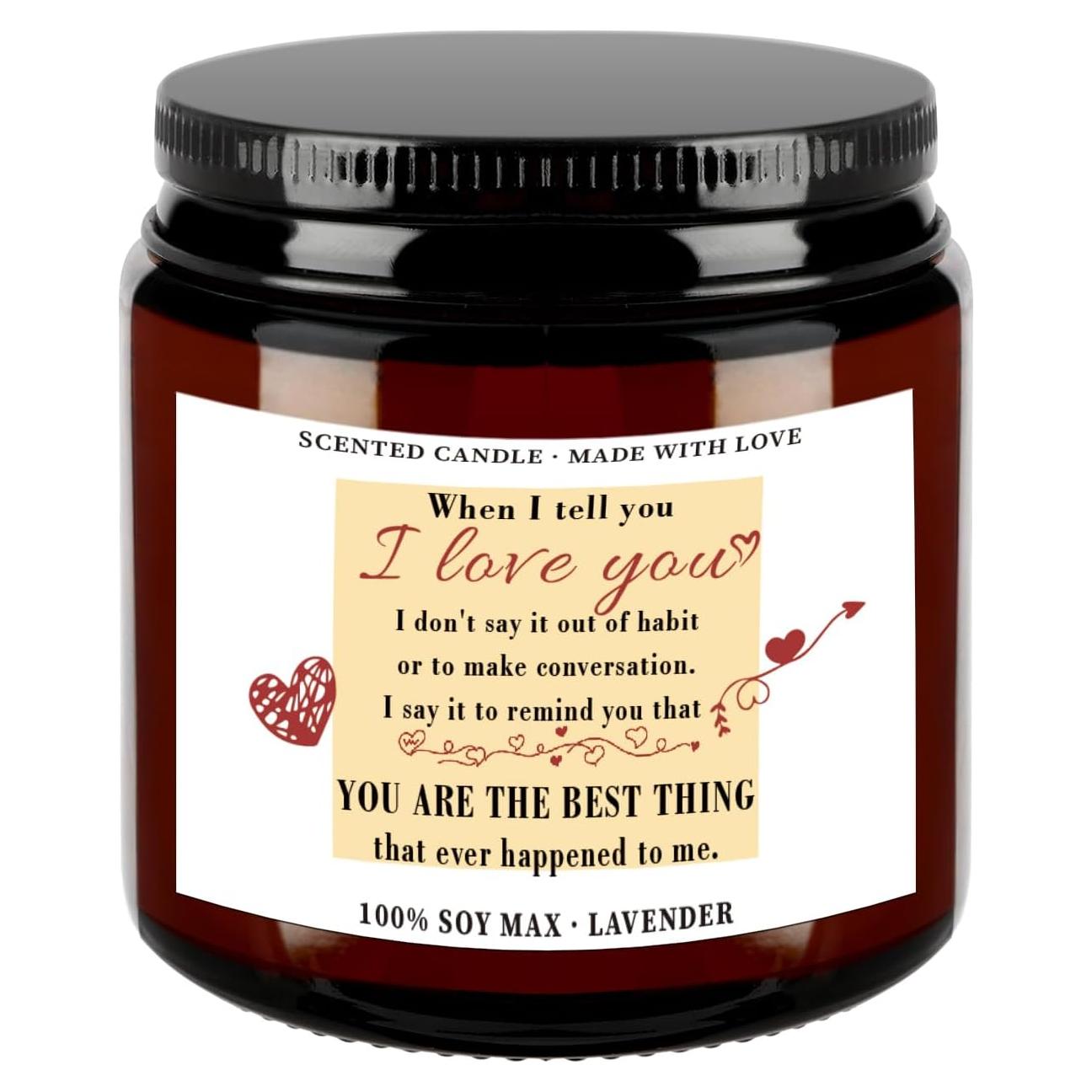 Vela Aromática de Soja 100% QWZify 3.6 oz Lavanda