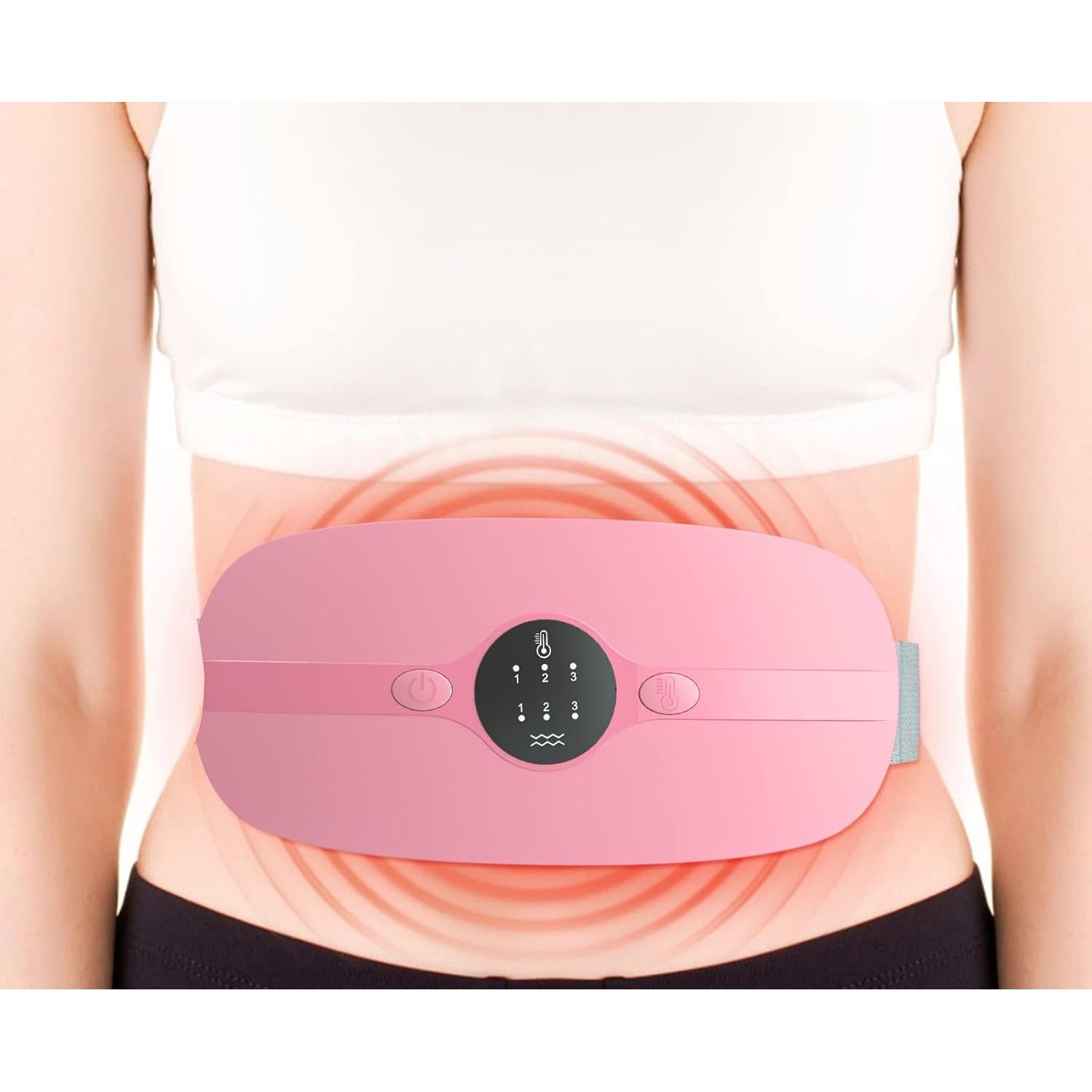 Almohadilla Calentadora Inalámbrica HZD Rosa 3 Niveles Calor