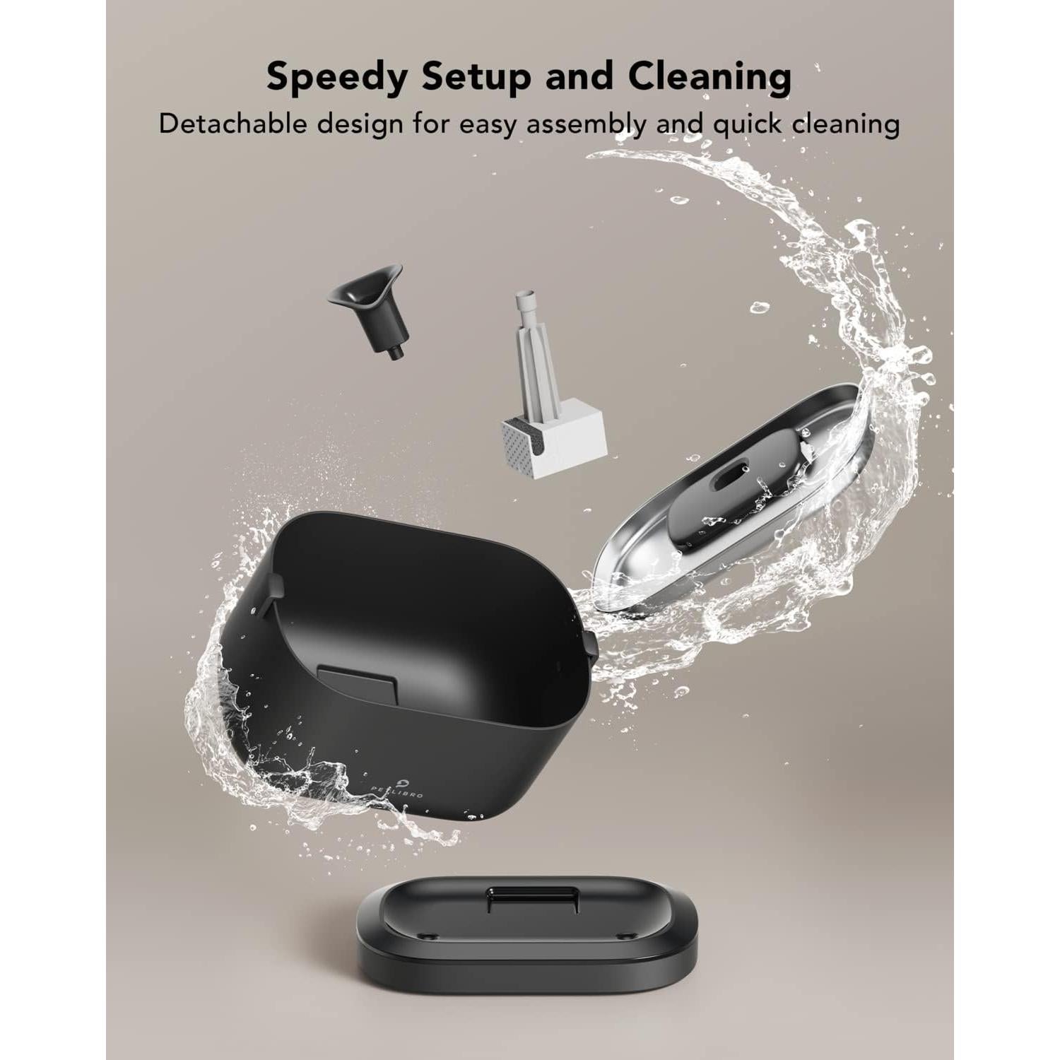 Fuente de Agua para Gatos PETLIBRO Inalámbrica 2.5L