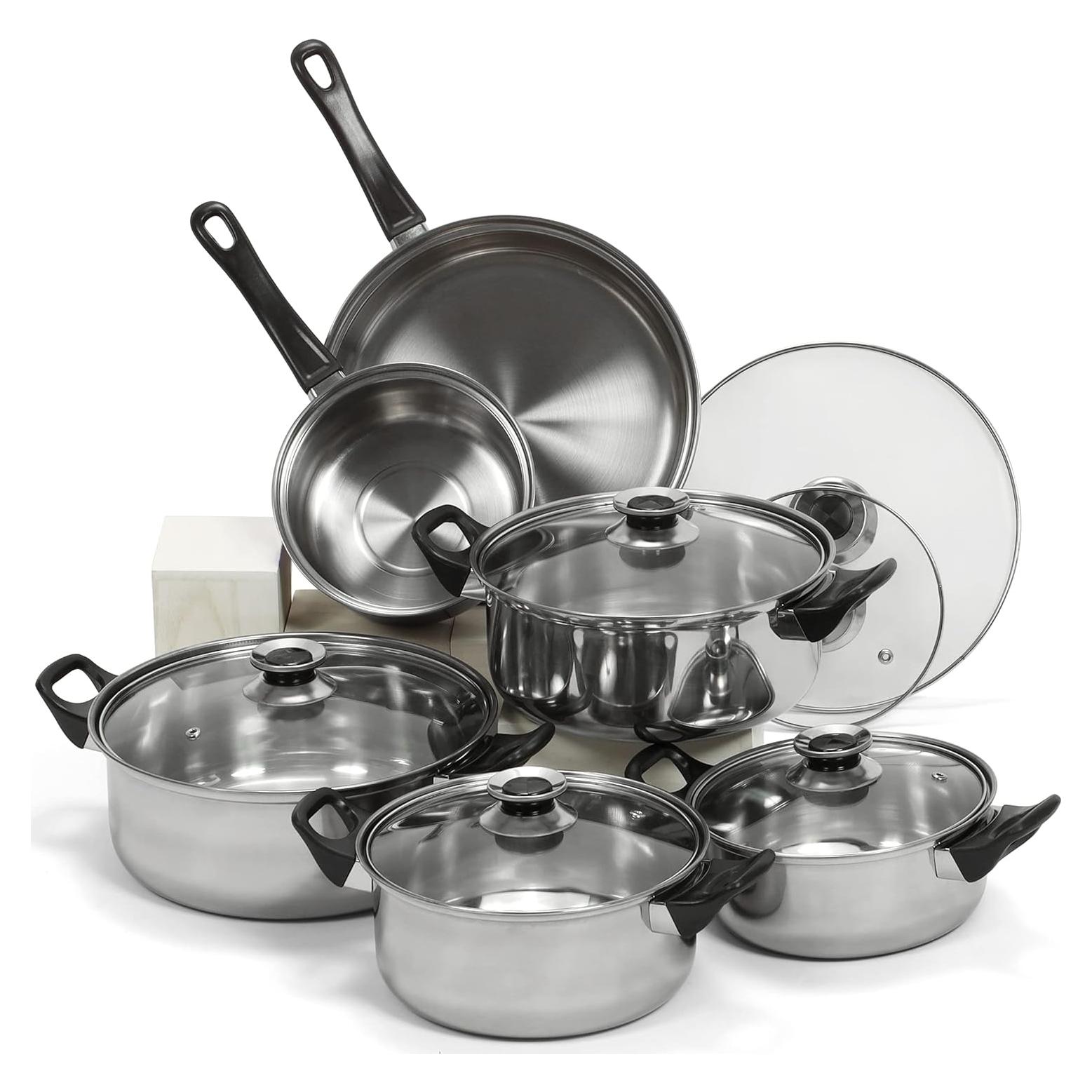 Juego de Utensilios de Cocina Simpli-Magic 12 Piezas Plata