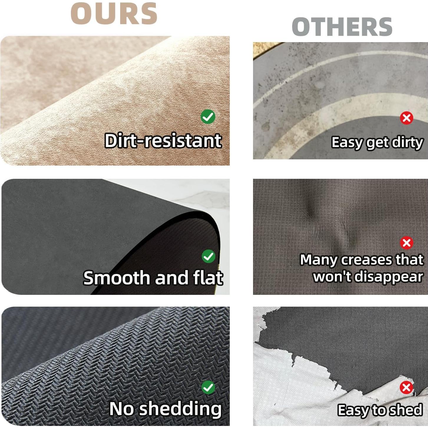 Alfombra de Baño Antideslizante TYUU Beige 40.6x61cm