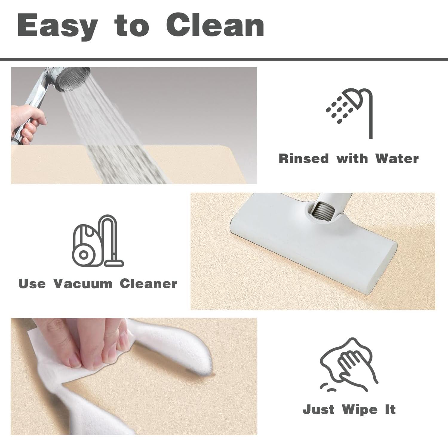 Alfombra de Baño Antideslizante TYUU Beige 40.6x61cm