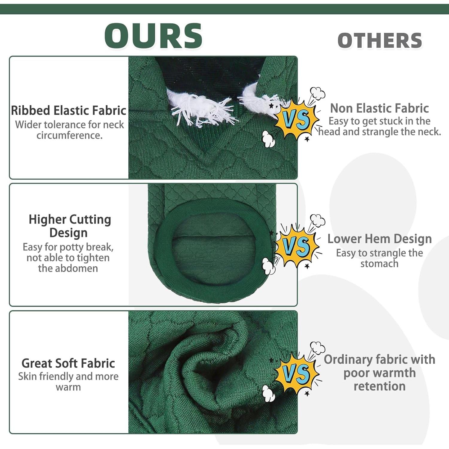 Sudadera para Perros KOOLTAIL Verde con Gorra y Bolsillo