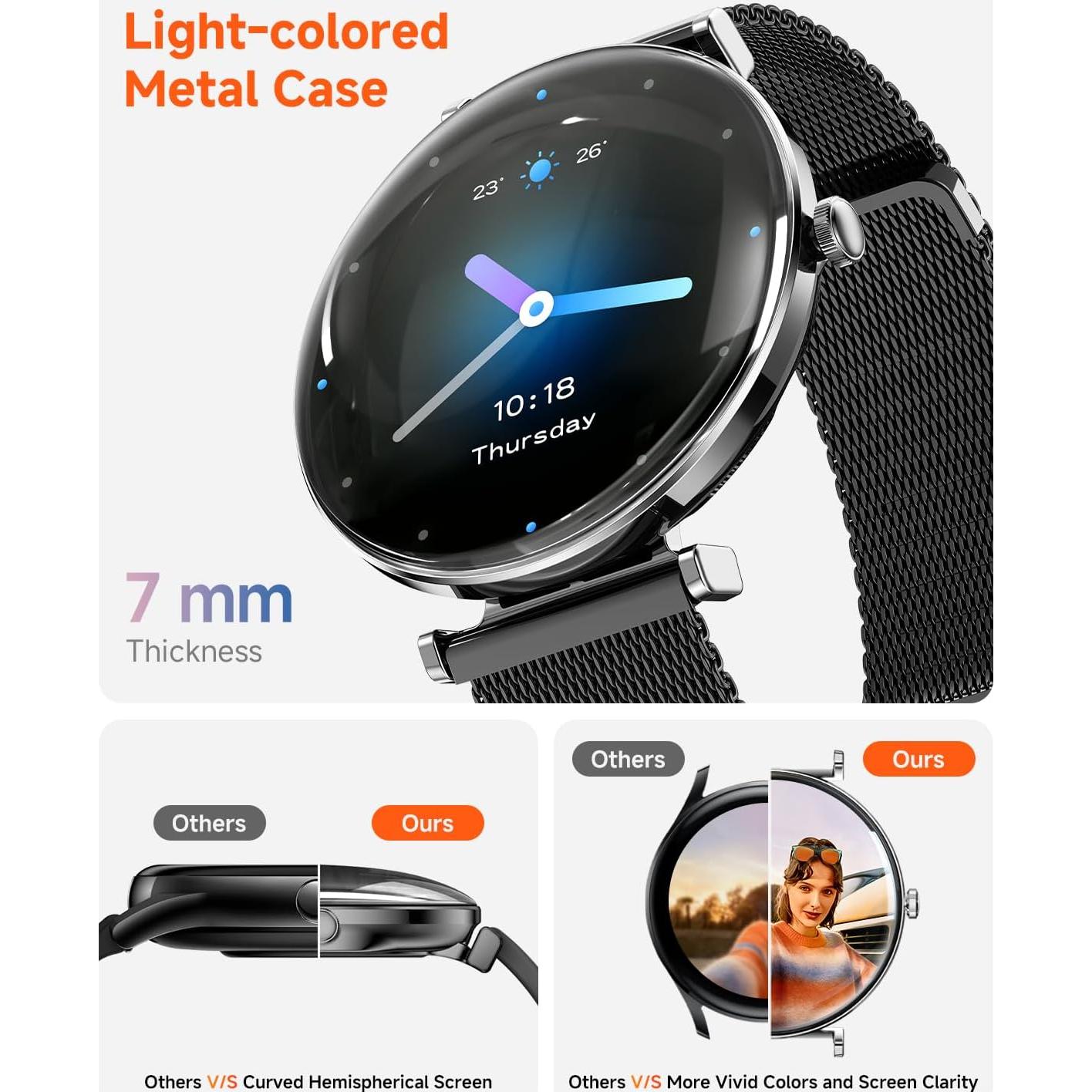 Reloj Inteligente Hwagol S1 Pantalla AMOLED 1.43" IP68