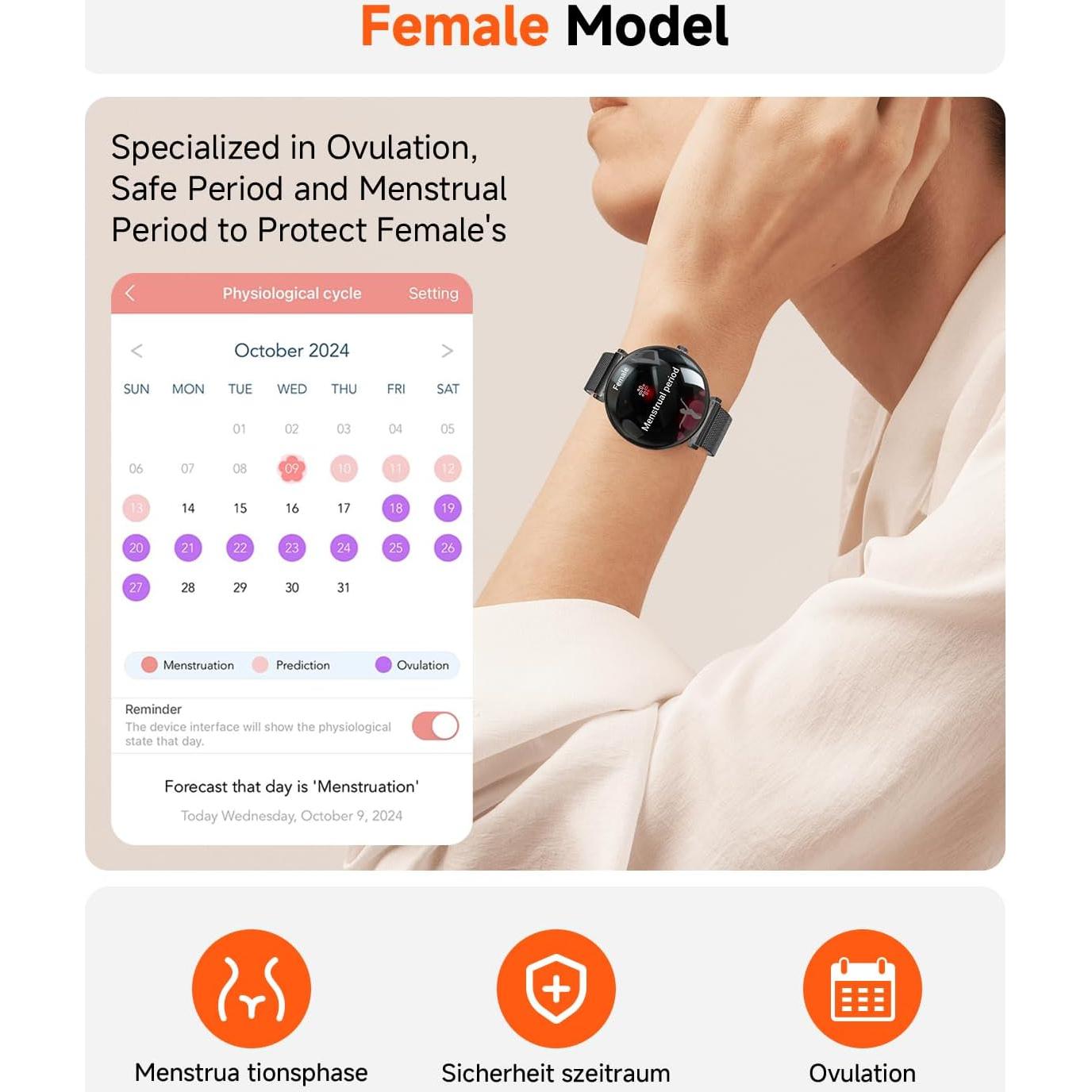 Reloj Inteligente Hwagol S1 Pantalla AMOLED 1.43" IP68