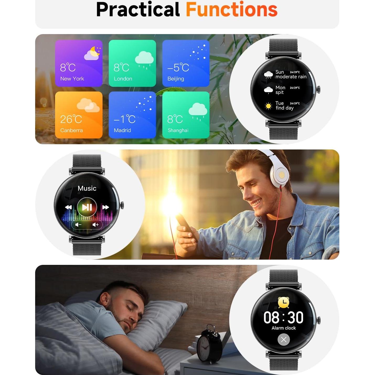 Reloj Inteligente Hwagol S1 Pantalla AMOLED 1.43" IP68