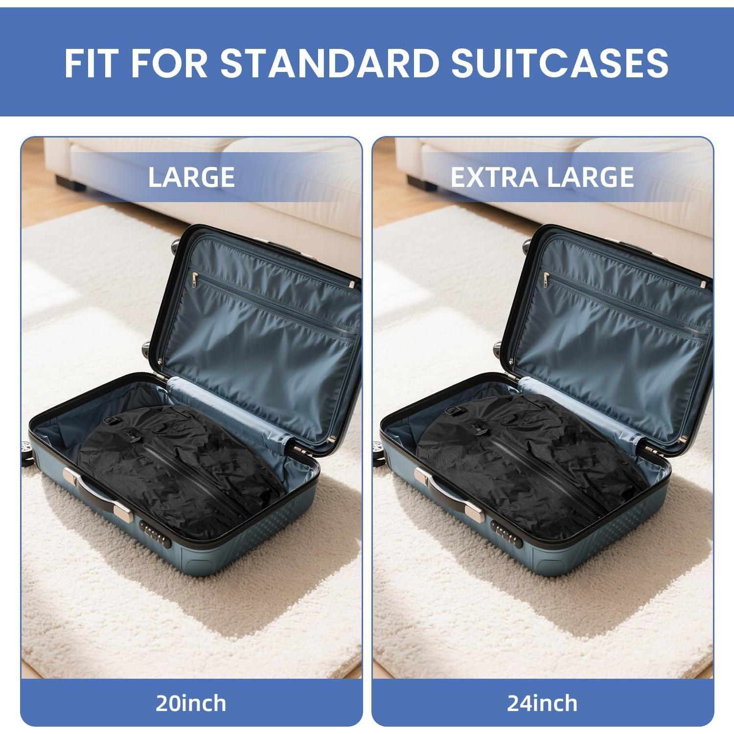 BAGAIL Bolsa de Vacío Grande Negra para Viaje - Impermeable