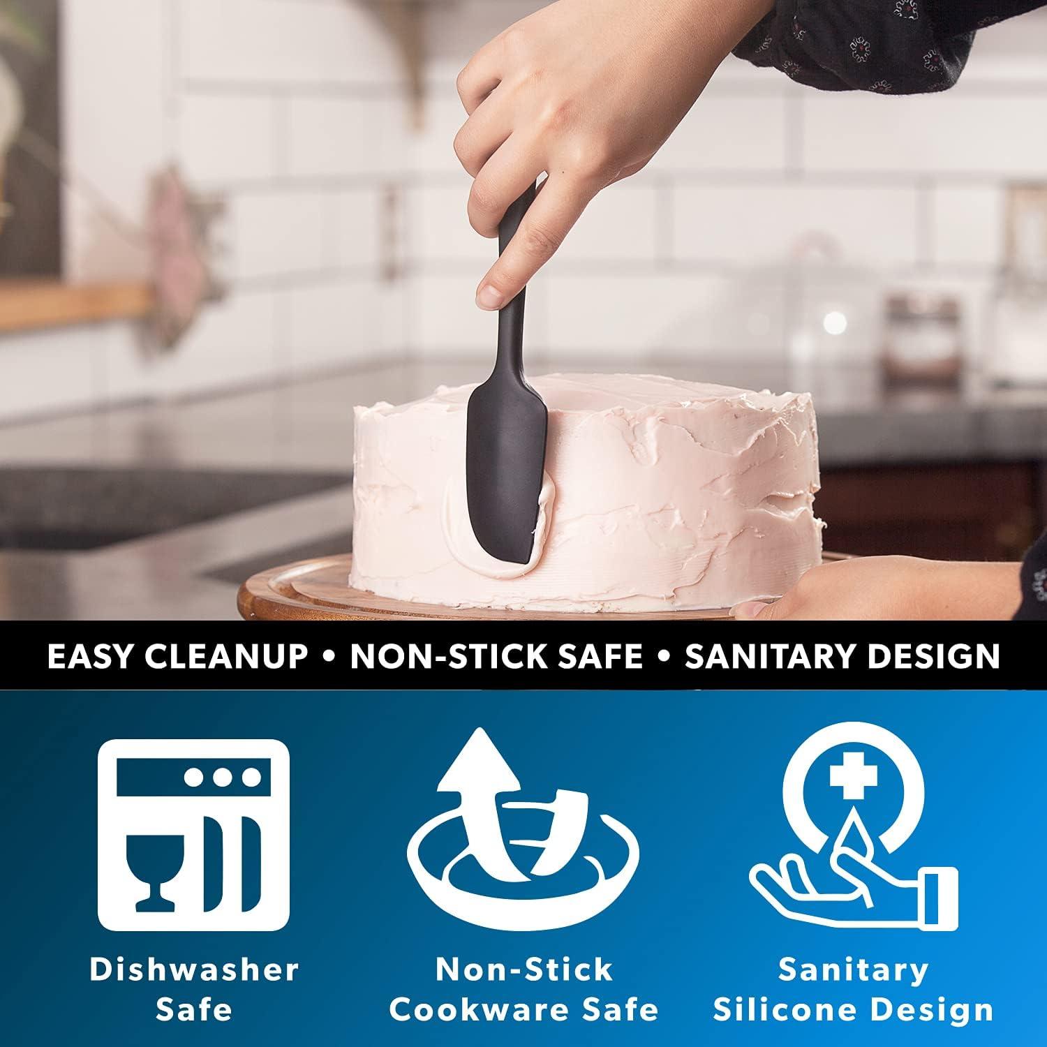 Espátula Pequeña de Silicona DI ORO - Libre de BPA, 22.3 cm