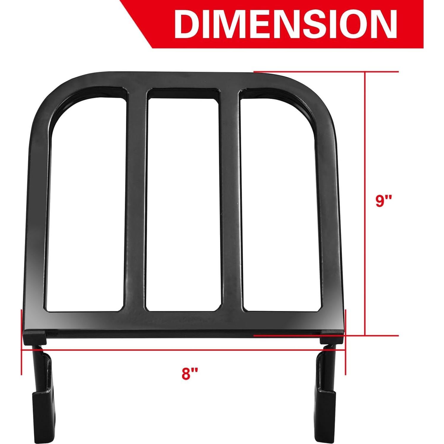 Soporte de Equipaje Sissy Desmontable NOVALLA para Harley 883