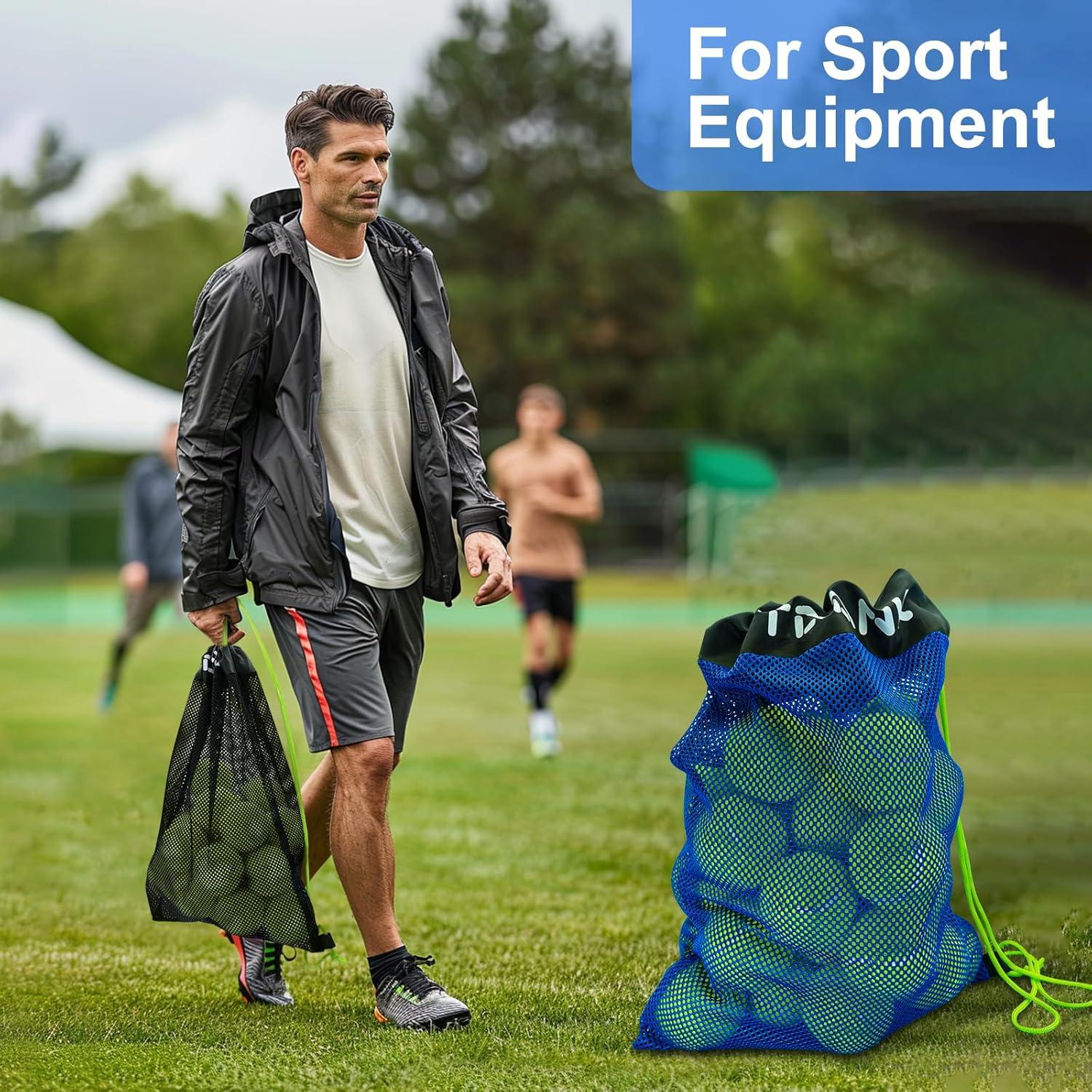 Bolsa de Malla TAANK con Cierre de Cordón 45x30cm Negra