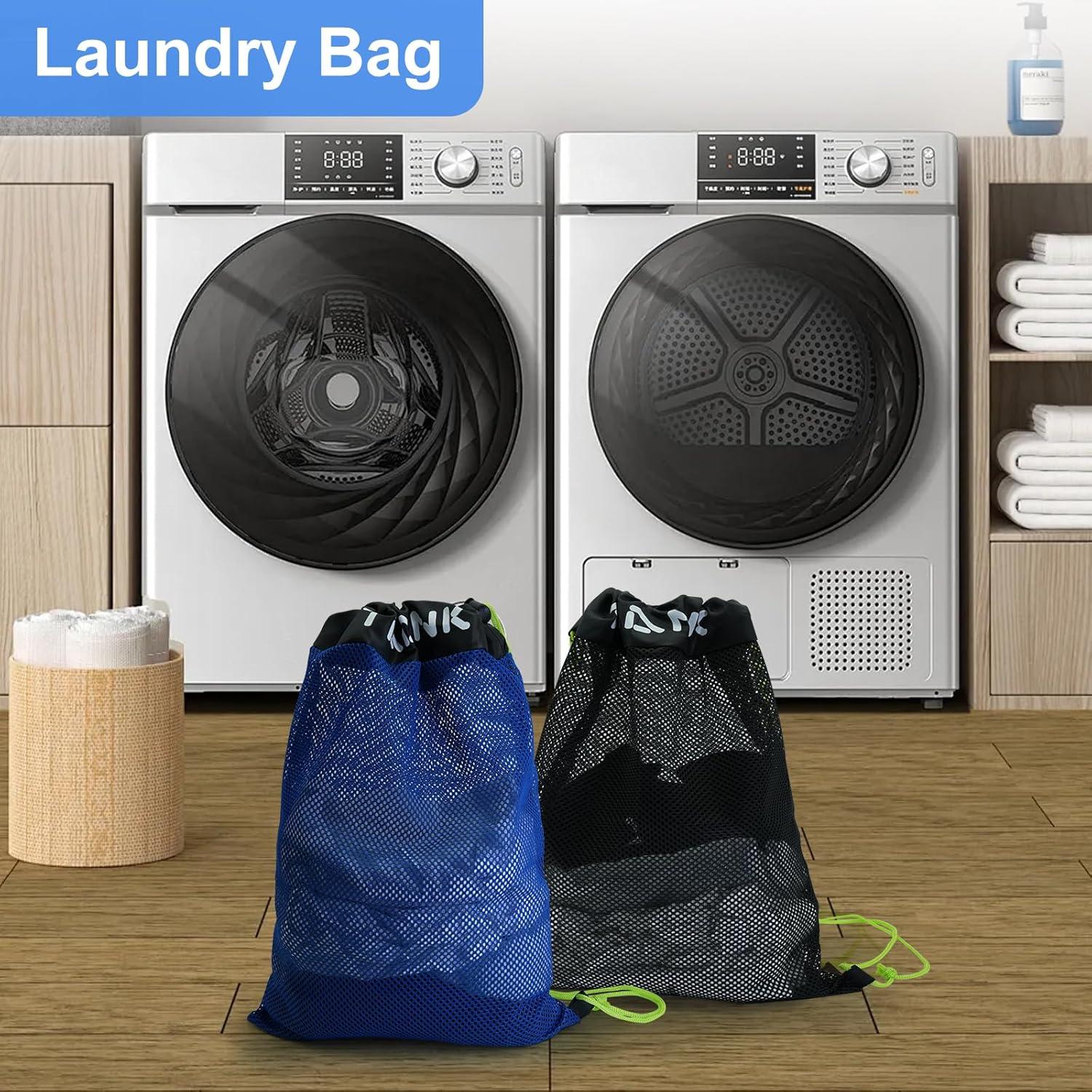 Bolsa de Malla TAANK con Cierre de Cordón 45x30cm Negra