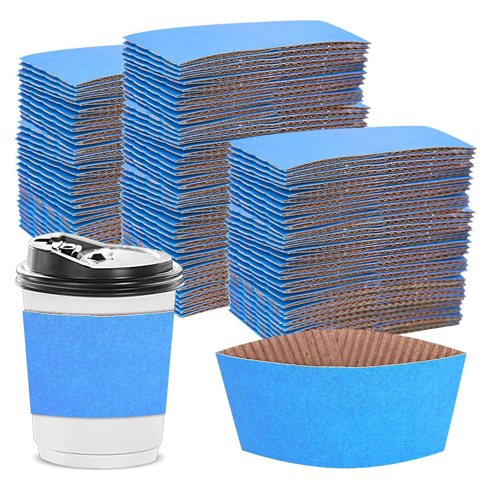 Mangas de Taza de Café Desechables zsccxq 100 Pcs Azul Bebé