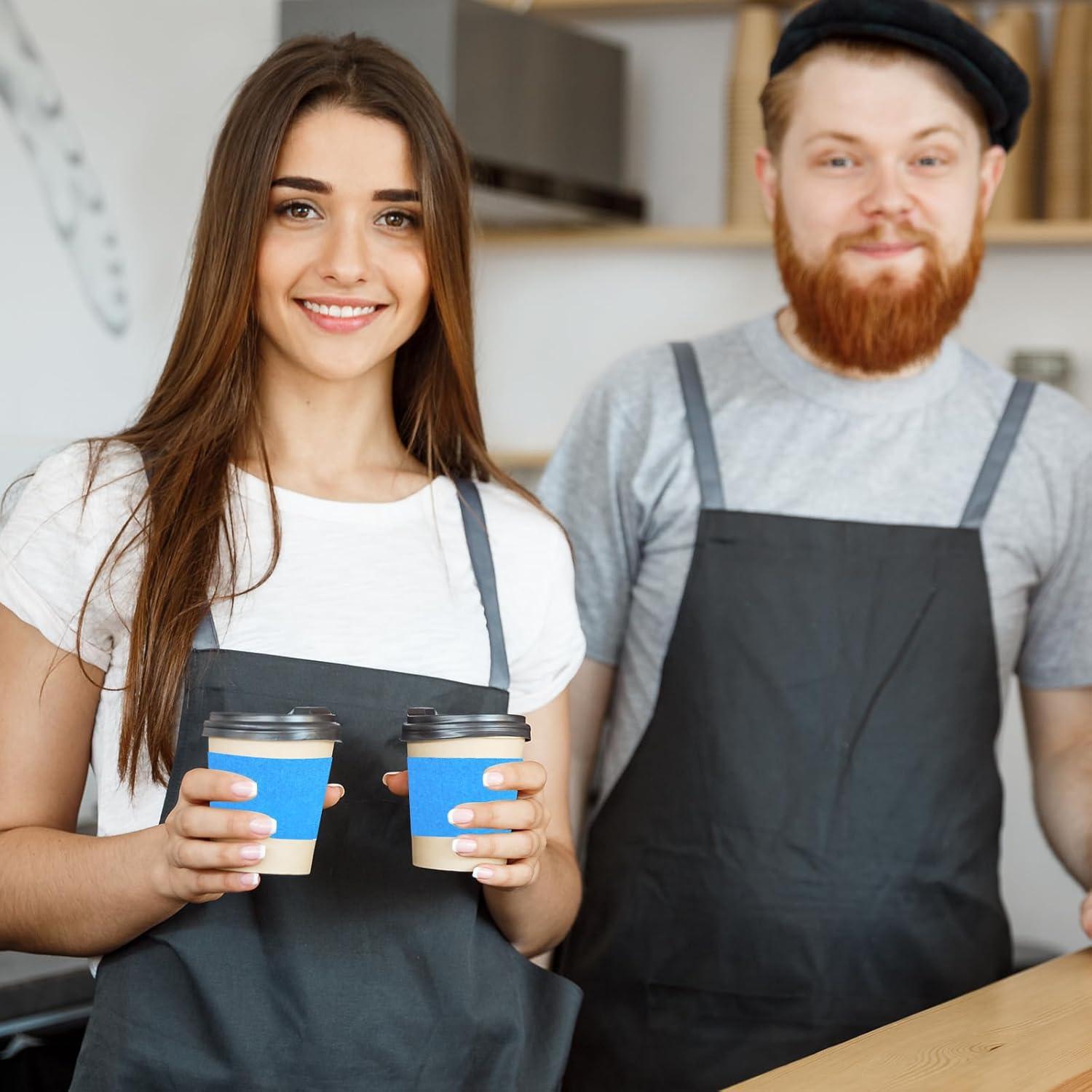 Mangas de Taza de Café Desechables zsccxq 100 Pcs Azul Bebé