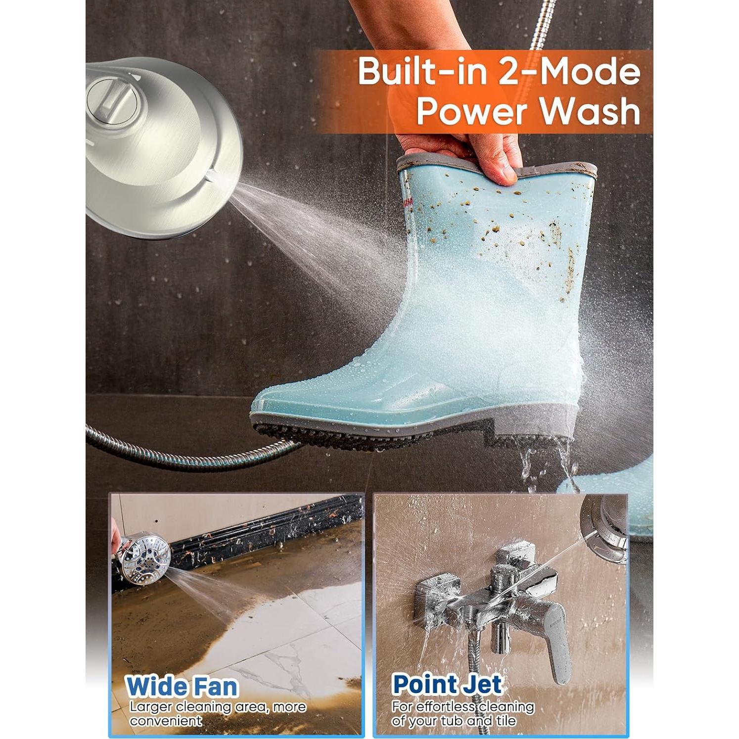 Cabezal de Ducha de Mano Pavezo Alta Presión 10 Modos Filtro