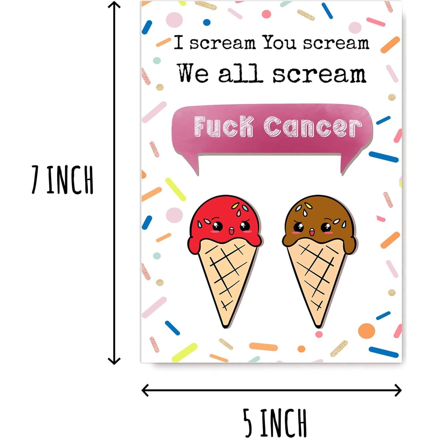 Tarjeta de Ánimo EirlysDesigns - 12,7 x 17,8 cm - Cáncer